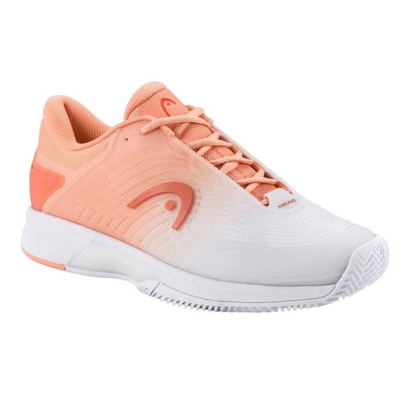 Head Revolt Pro 4.5 Clay/Sandplatz 2025 coralorange/weiss Damen Tennisschuh von Head