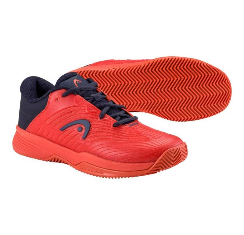 Head Revolt Pro 4.5 Clay/Sandplatz 2025 rot/dunkelblau Kinder Tennisschuh von Head