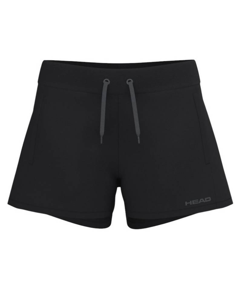 Head Sporthose Tennishose Club Original (Mischgewebe) kurz schwarz Mädchen von Head