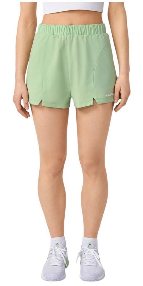 Head Sporthose Tennishose Dynamic (4-Wege-Stretch) 2025 kurz grün Damen von Head