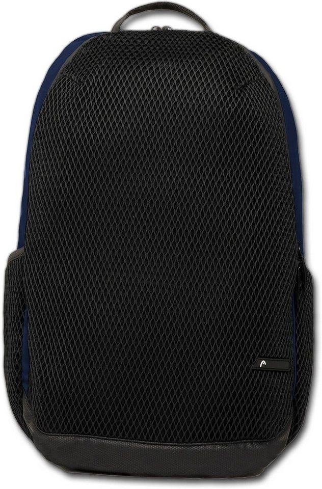 Head Sportrucksack Head Sport-Rucksack Freizeit 27x47x19 (Sportrucksack, Sportrucksack), Damen, Herren Sportrucksack Nylon, Mesh, navy, schwarz, Größe ca. 47cm von Head