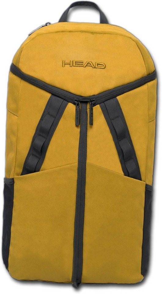 Head Sportrucksack Head Unisex Sportrucksack Polyester (Sportrucksack, Sportrucksack), Damen, Herren Sportrucksack Polyester, senf, gelb, Größe ca. 53cm von Head