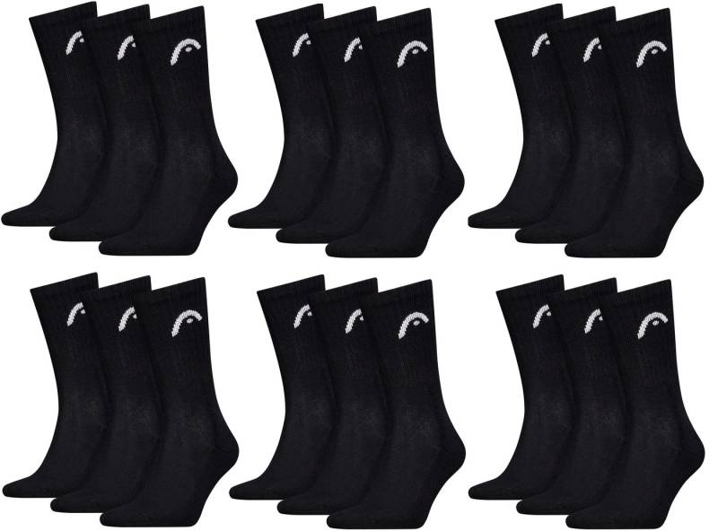 Head Sportsocken HEAD Herren Sportsocken Crew Socken Unisex 18-er Pack (18er Pack) von Head