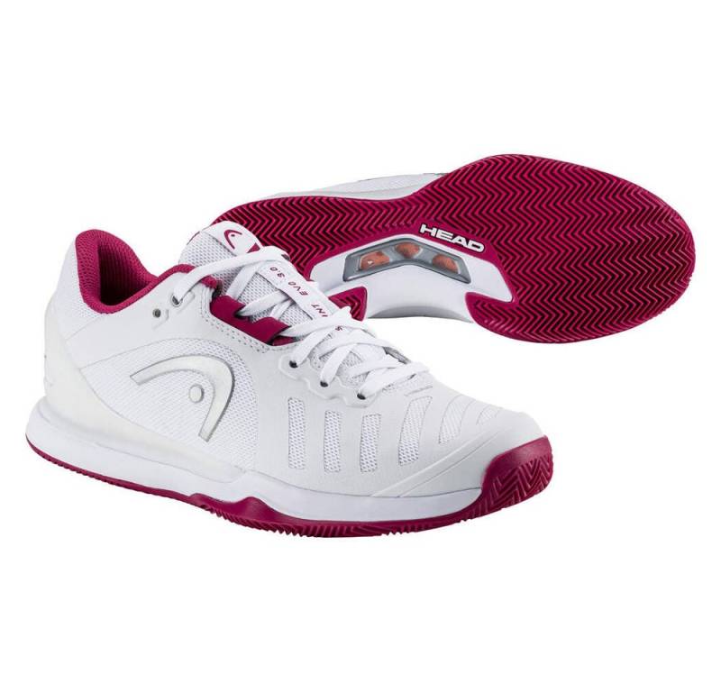 Head Sprint Evo 3.0 Clay/Sandplatz weiss/burgund Damen Tennisschuh von Head