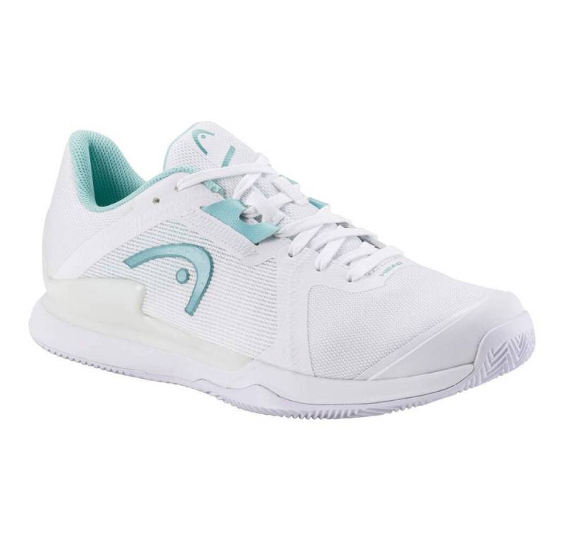 Head Sprint Evo 3.5 Clay/Sandplatz 2025 weiss/türkisblau Damen Tennisschuh von Head