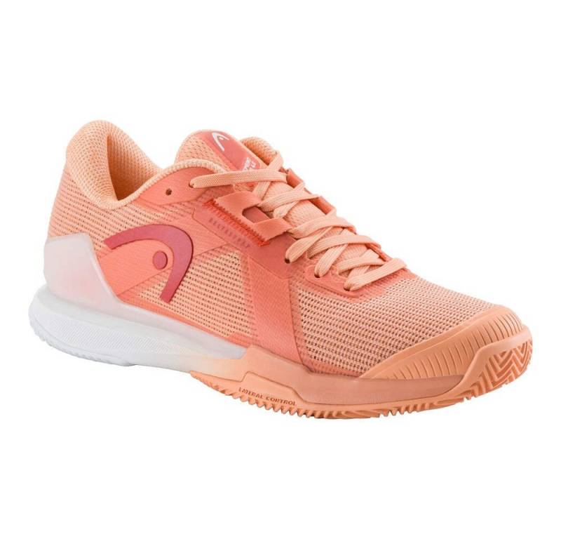 Head Sprint Pro 4.0 Clay/Sandplatz 2025 coral/weiss Damen Tennisschuh von Head