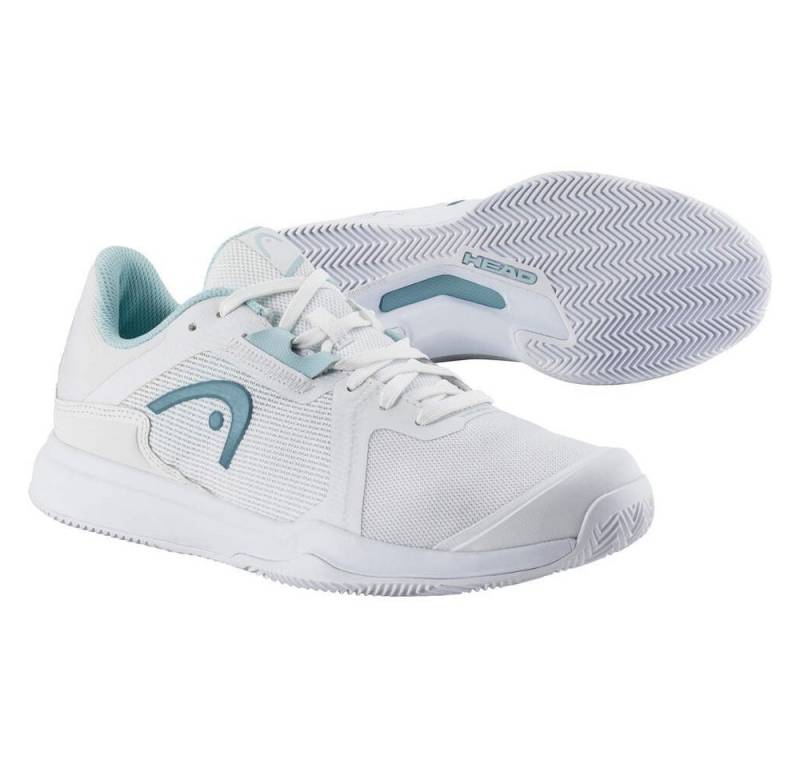 Head Sprint Team 3.5 Clay/Sandplatz 2024 weiss/aquablau Damen Tennisschuh von Head