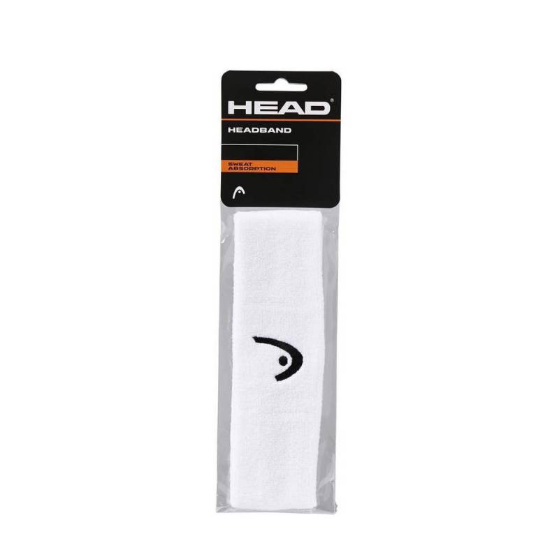 Head Stirnband Headband Logo weiss - 1 Stück von Head