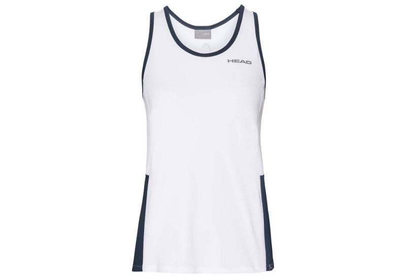 Head Tanktop Tennis-Tank Club weiss/dunkelblau Mädchen von Head