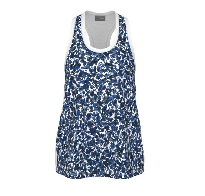Head Tanktop Tennis-Tank Top Agility 2024 (100% Polyester) royalblau/weiss Mädchen von Head