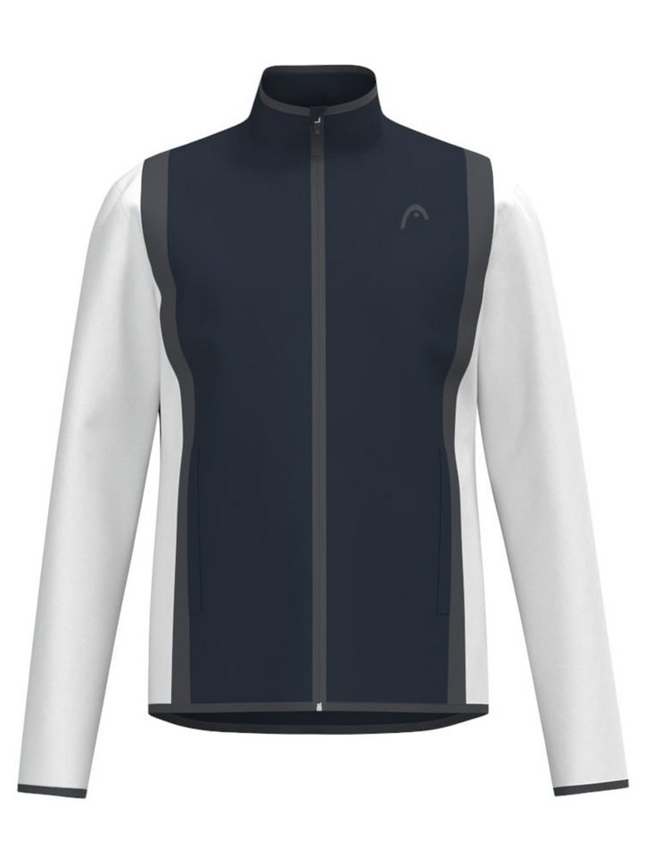 Head Tennisjacke Club 25 (100% Polyester) 2025 navyblau/weiss Jungen von Head
