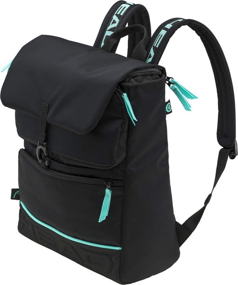 Head Tennisrucksack Coco (26 Liter) schwarz/mintgrün von Head