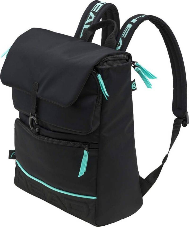 Head Tennisrucksack Coco (26 Liter) schwarz/mintgrün von Head