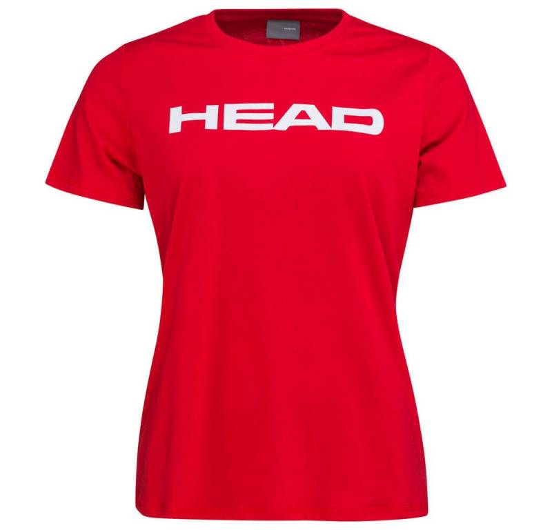 Head Tennisshirt Club Basic 2023 (Mischgewebe) rot Damen von Head