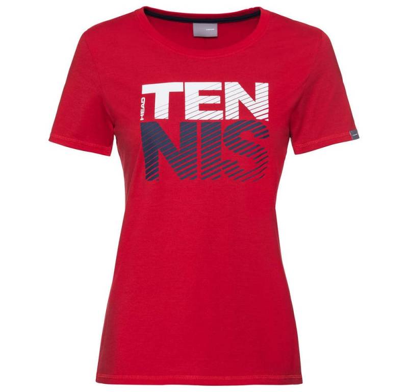 Head Tennisshirt Club Lisa (Polyester/Baumwolle) rot Damen von Head