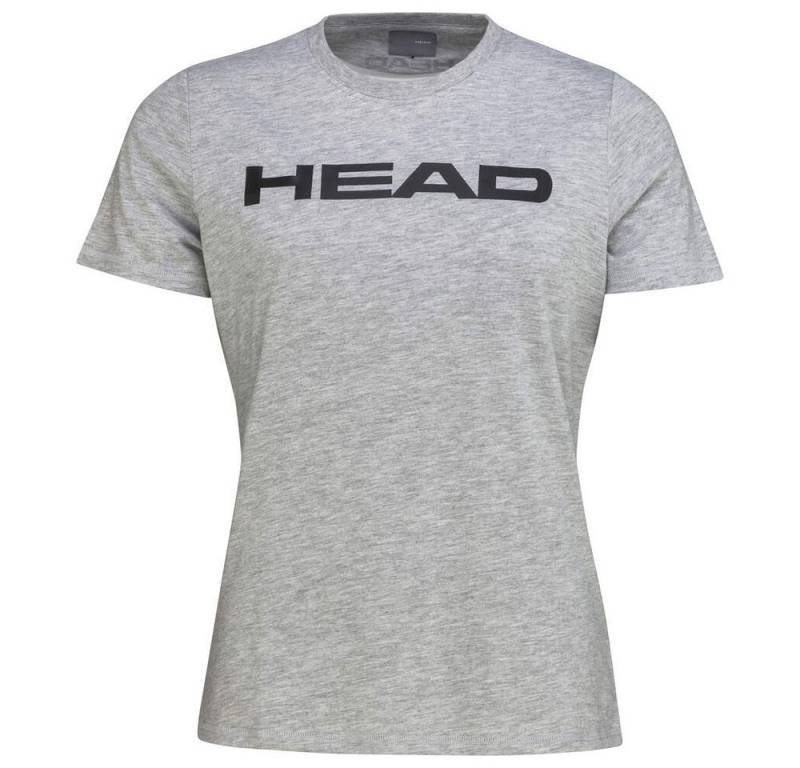 Head Tennisshirt Club Lucy 2023 (Polyester/Baumwolle) grau/schwarz Damen von Head