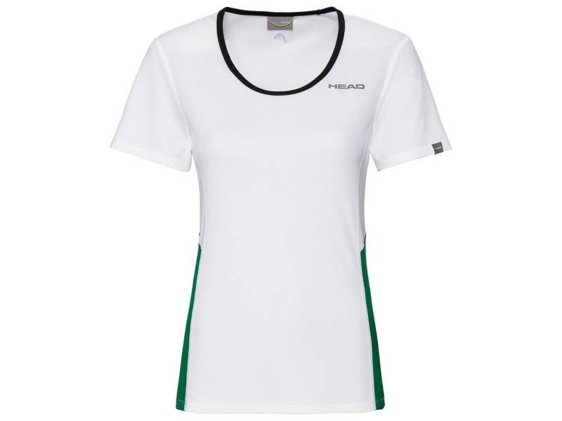 Head Tennisshirt Club Technical weiss/grün Damen von Head