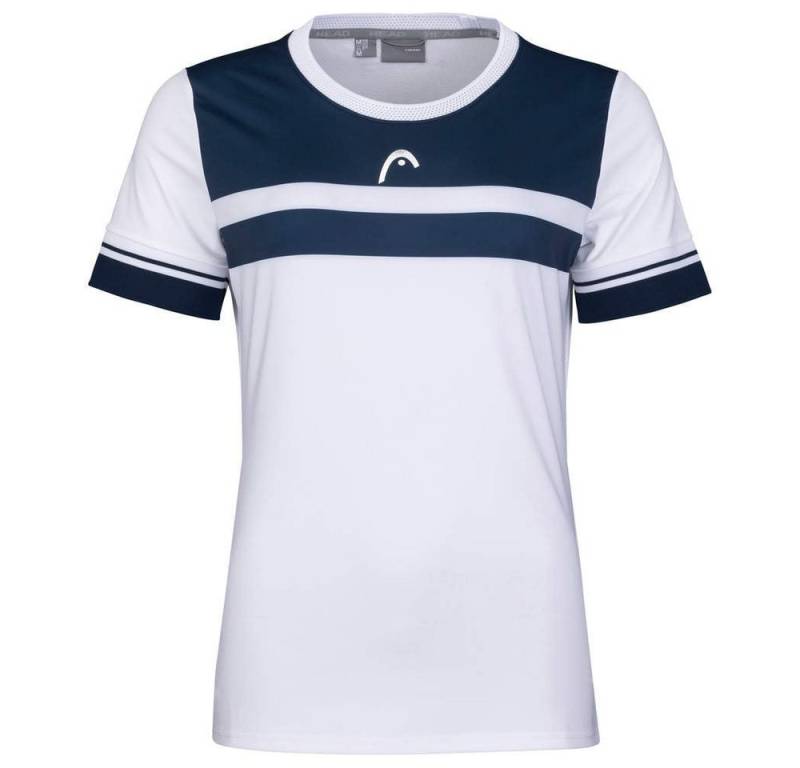 Head Tennisshirt Performance weiss/dunkelblau Damen von Head