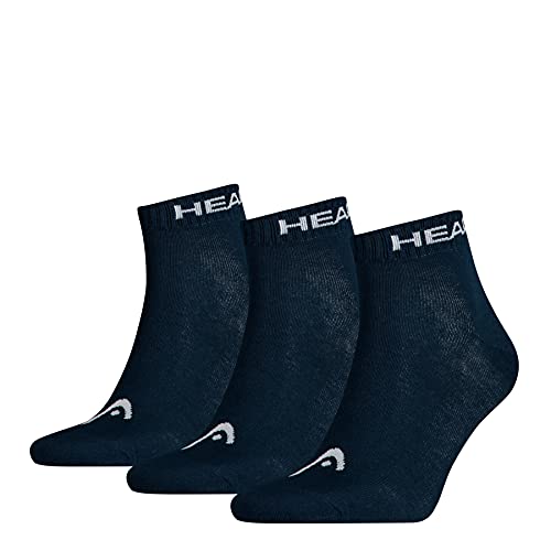 Head Unisex Quarter Socken, Marineblau, 35/38 (3er Pack) von HEAD