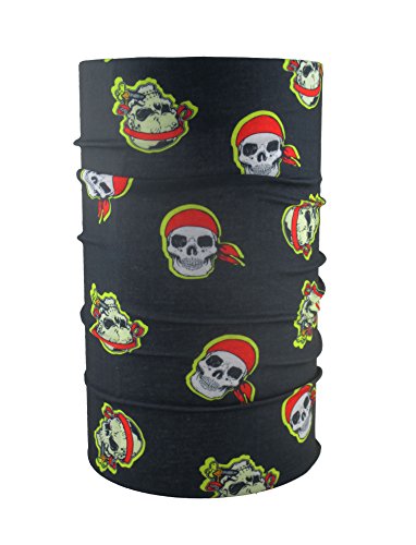 HeadLOOP Multifunktionstuch schwarz Kids Totenkopf Pirat Schlauchtuch Schal Halstuch Kopftuch Microfaser HeadLOOP Multifunktionstuch schwarz Kids Totenkopf Pirat Schlauchtuch Schal Halstuch Kopftuch Microfaser von HeadLOOP