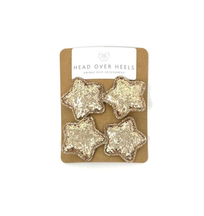 Gold Star Haarspangen - Set Mit 2 Clips Gold Star Haarspangen - Set Mit 2 Clips von HeadOverHeelsEst2014