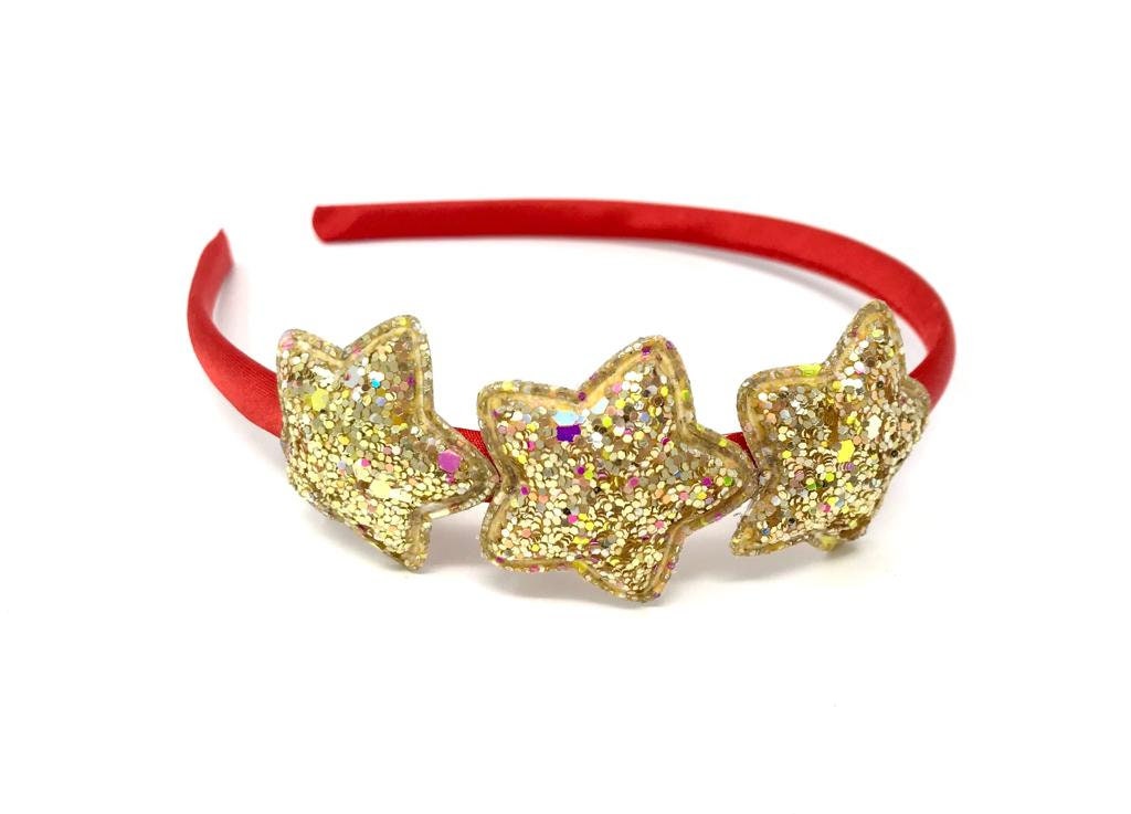 Gold Stern Haarband Und Glitzer von HeadOverHeelsEst2014