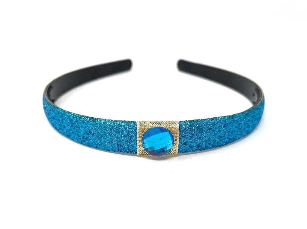 Prinzessin Jasmine Aladin Style Stirnband Türkis Glitzer Weltbuchtag Kostüm von HeadOverHeelsEst2014