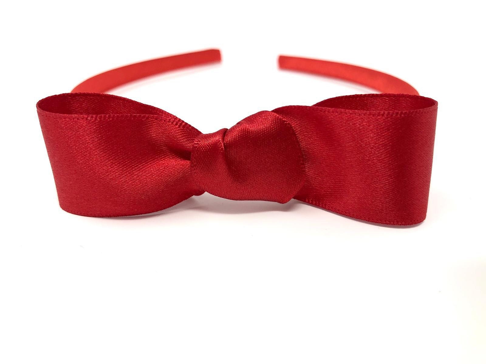 Rot-Schneewittchen-Stil Stirnband Rote Schleife Haarband Weltbuchtag Kostüm von HeadOverHeelsEst2014