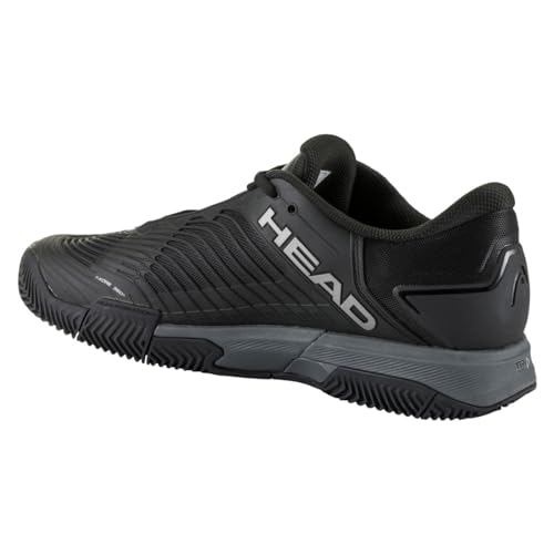 HEAD Herren Revolt Pro 4.5 Men Tennisschuhe, Schwarz/Dunkelgrau, 46 EU von HEAD