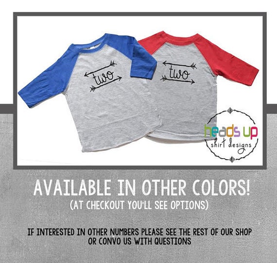 Zwei Junge Zwei Geburtstag Shirts - 2. T-Shirts Twins Passende T-Shirts Twin Boys Zweite Raglan-T-Shirt Geschenk Trendy von HeadsUpTwins