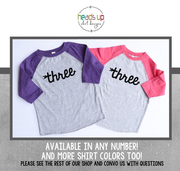 Zwillinge Mädchen Geburtstagsshirts 3 T-Shirts Für 3rd Bday Cute von HeadsUpTwins