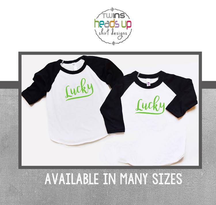 Zwillinge St. Patricks Day Shirts Geschwister Glück Mädchen Twin Boy Tees Patty Es Kinder Tshirts Passende Beliebte Geschenk von HeadsUpTwins