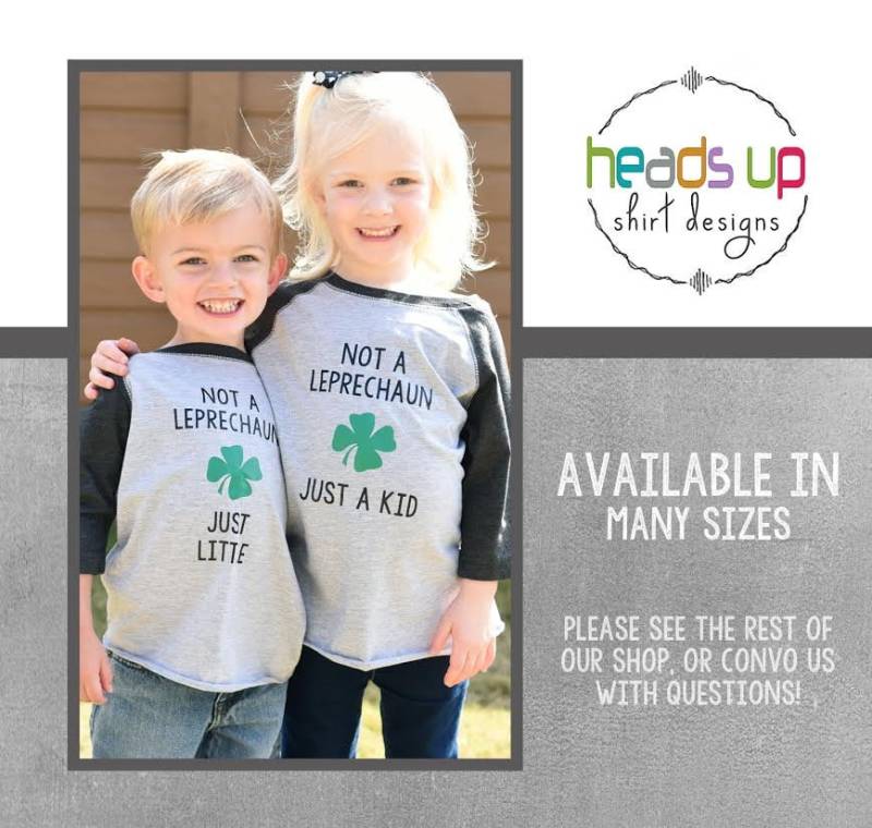 st. Patricks Day Shirts Geschwister Junge Kleinkind Mädchen Tag Tshirt Lustige Baby Body Patty Tag Twin Passende T-Shirts Klee von HeadsUpTwins