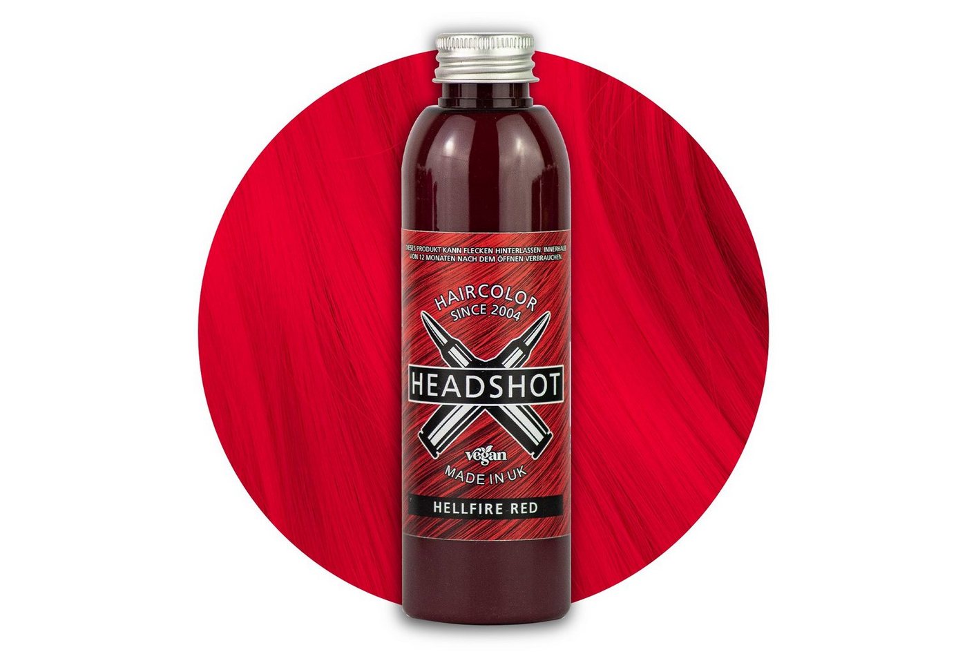 Headshot Hair Dye Haarfarbe Hellfire Red von Headshot Hair Dye