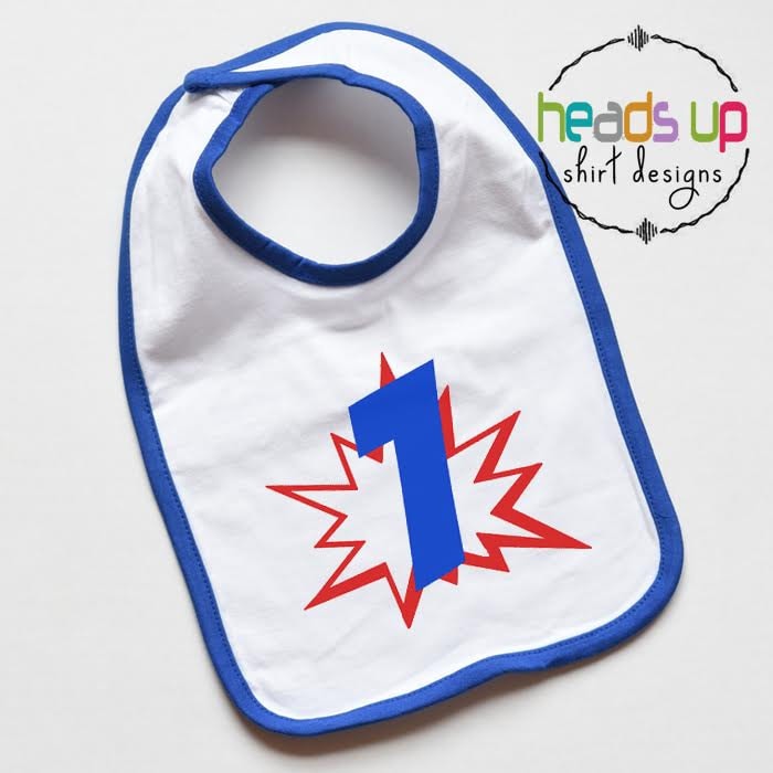 1. Geburtstag Lätzchen Superhelden - Ein Kuchen Smash Prop Baby Boy/Girl Superhero Erste Bday Bib1 Trendy Babygeschenk von Headsupshirtdesigns
