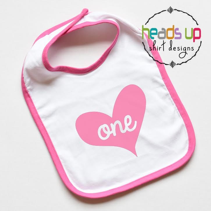 Ersten Geburtstag Lätzchen Baby Mädchen - Kuchen Smash Bib Geburtstagskind Herz Ein Trendige Für Foto-Prop Geburtstagsgeschenk von Headsupshirtdesigns