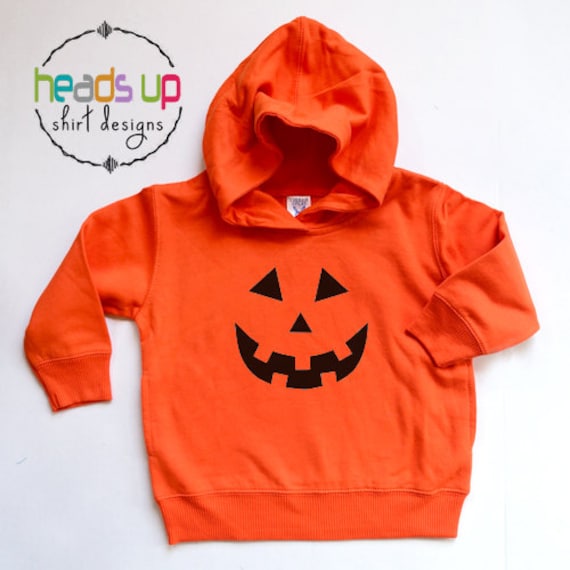 Kürbis Sweatshirt Kleinkind Halloween Kostüm Kid Hoodie Beliebtes Jack O Laterne von Headsupshirtdesigns