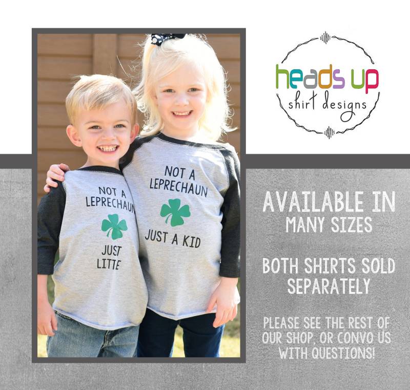st. Patricks Day Raglan Shirt Junge Kleinkind Mädchen Leprechaun Baby Body Nicht Ein Kobold Nur Kind Tshirt Patty Es T-Shirts von Headsupshirtdesigns