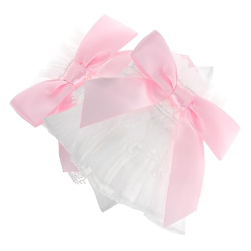 Healeved 1paar Lace Fingerless Gloves Für Damen Mit Abnehmbaren Handgelenkmanschetten Rüschenärmel Für Nail Art Und Fotoshootings Vielseitig Einsetzbar Und Tragbar von Healeved