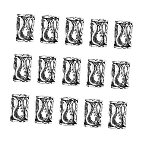 Healeved Dreadlocks 15pcs Silber Metall Haar Haar Zopf Dekorative Schmuck Mode Kopfbedeckungen Healeved Dreadlocks 15pcs Silber Metall Haar Haar Zopf Dekorative Schmuck Mode Kopfbedeckungen von Healeved