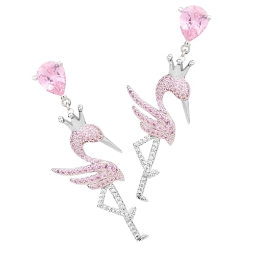 1Paar Funkelnde Flamingo Ohrringe für Damen Baulänge Ohrhänger mit Tiermotiv Sommerfeiern für Frauen 1Paar Funkelnde Flamingo Ohrringe für Damen Baulänge Ohrhänger mit Tiermotiv Sommerfeiern für Frauen von Healeved
