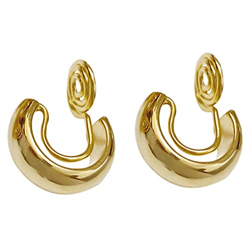 Healeved Ohrclips für Frauen C-Förmige Ohrmanschetten Nicht Durchdringende Ohrringe Bequeme Ohrschmuck für Teenager Geburtstag Hochzeit Halloween von Healeved