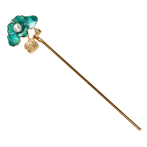 Healeved 1pc Vintage Blattförmige Haarnadel Traditionelle Haardekor Haarnadel Für Frauen Chinesischen Stil Haarstab Legierung von Healeved