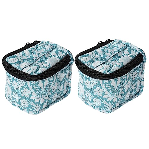 Healeved 2 Stücke Nagellack Organizer Fällen 9 Grid Lagerung Tasche Nagel Liefert Organizer Gel Polnisch Weiß von Healeved