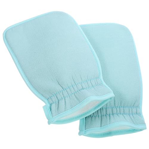 Healeved Duschgel-schrubberhandschuhe Peeling-fäustlinge Zum Für Frauen Und Erwachsene Weich Sanft Zur Haut Grün von Healeved