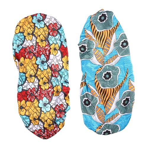 2St Nachtmütze Damen Hüte übergroßer Scrunchie große Seidenhaube Schlafmütze mit langen Zöpfen Motorhaube seidenbettwäsche silklide Nachtschlafmütze lange haare schlafmütze Satin Healeved von Healeved