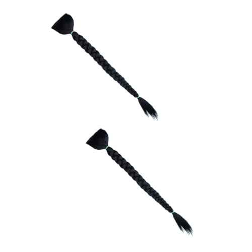 Healeved 2stücke Lange Geflochtene Pferdeschwanz-extensions Synthetisches Haar Hochwertige Hitzebeständige Haarverlängerung Für Damen Für Stylische Looks Und Vielseitige Frisuren von Healeved