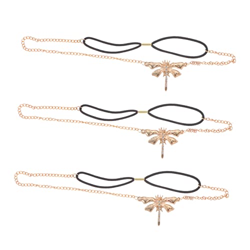 Healeved 3pcs Strass Stirnband Frauen Kopfschmuck für Mädchen Kette Elegante Dekorative Haarband Healeved 3pcs Strass Stirnband Frauen Kopfschmuck für Mädchen Kette Elegante Dekorative Haarband von Healeved