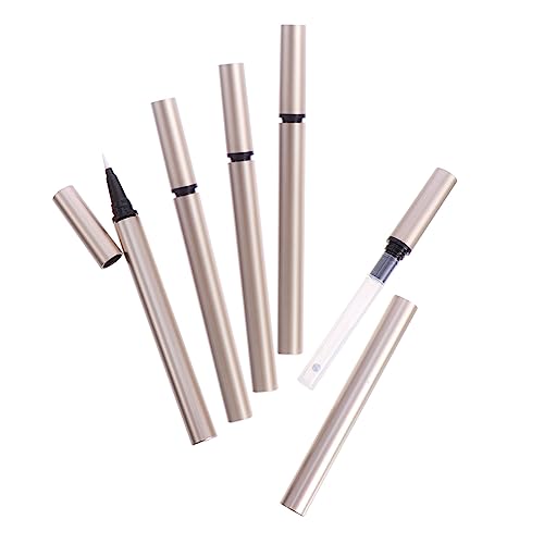 5St Leer rohr Eyeliner lagercontainer nagellacke Nagelhautölstifte leer Sprühflasche nachfüllbarer Eyeliner-Behälter Eyeliner-Tube selber machen Plastik Golden Healeved 5St Leer rohr Eyeliner lagercontainer nagellacke Nagelhautölstifte leer Sprühflasche nachfüllbarer Eyeliner-Behälter Eyeliner-Tube selber machen Plastik Golden Healeved von Healeved