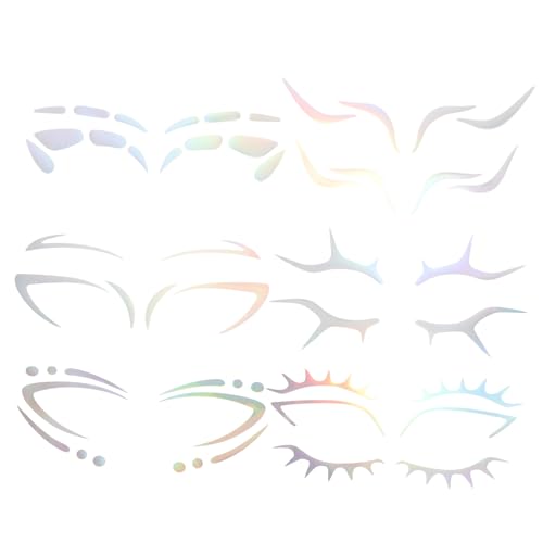 Healeved 6stücke Temporäre Augen-make-up Tattoos Bunte Eyeliner Aufkleber Für Und Mädchen Für Halloween Und Kostümpartys Und Einfach Anzuwenden von Healeved